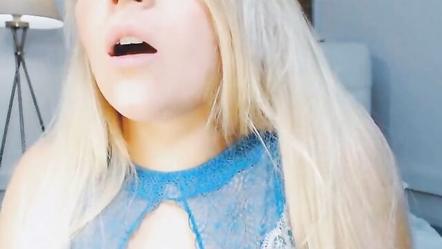 Big Tits Blonde Loves Playing Her Pussy