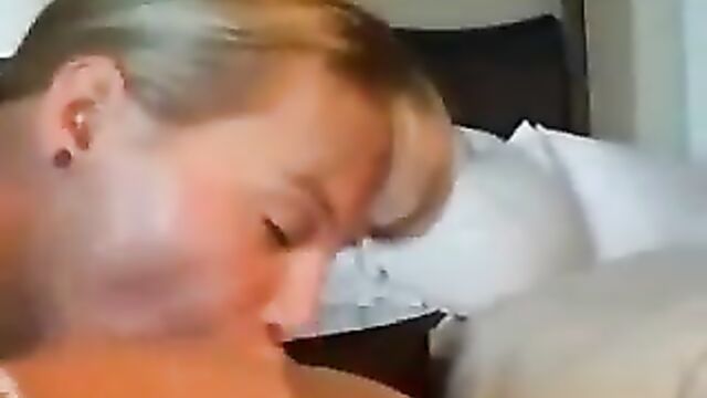 hot young wife giving me a blowjob