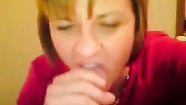 mature cum in mouth