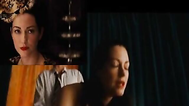 Julie Dreyfus sex scene in Inglourious Basterds (slow loop)