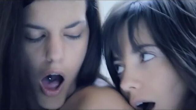 Candice Luca & Kiki - Lesbian Masturbation and Dildo Sex