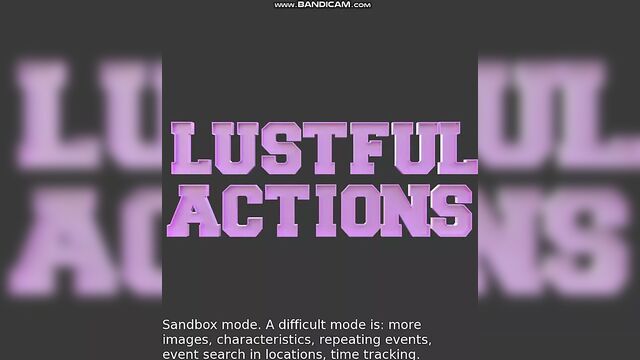 Lustful actions 001