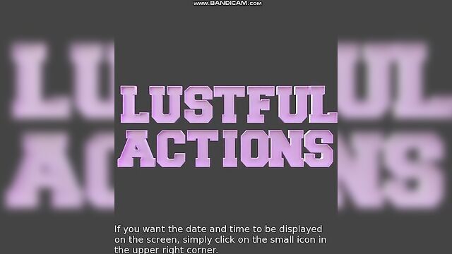 Lustful actions 001