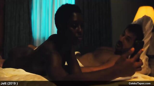 Carla Gugino & Jodie Turner-Smith all nude and striptease