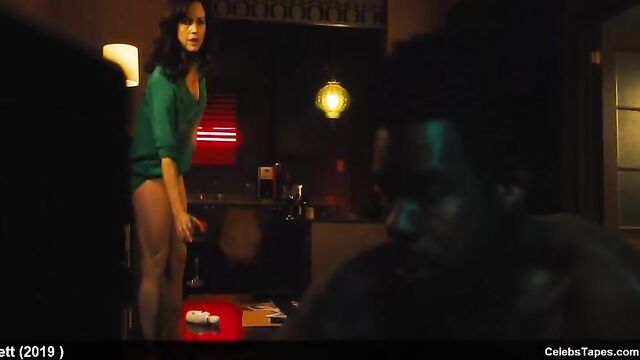 Carla Gugino & Jodie Turner-Smith all nude and striptease
