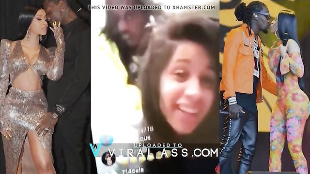 cardi b getting fucked by offset on live