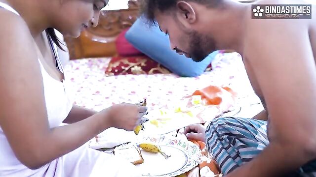 SUCHARITA BHABI FUCKED WITH A POOR MAN AFTER FEEDING HIM ( HINDI AUDIO )