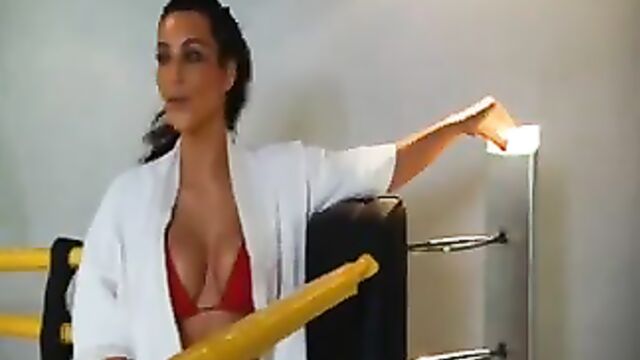 Kim K bikini clip