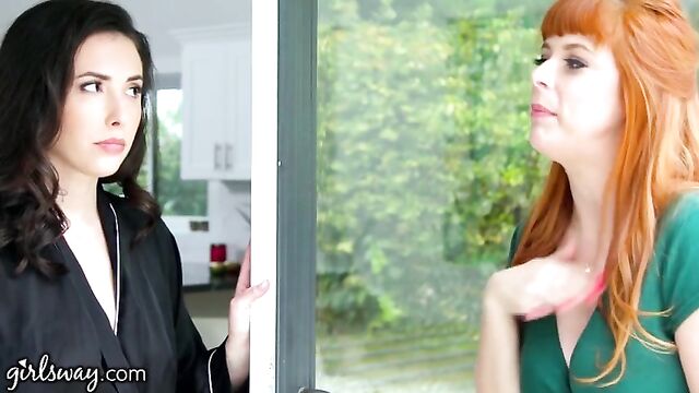 GIRLSWAY Sexy Redhead Penny Pax Tastes The Cheating Neighbor