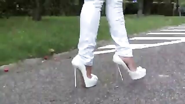 The highest heels of Julie Skyhigh