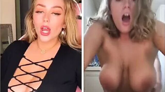 Tiktok girl with huge tits