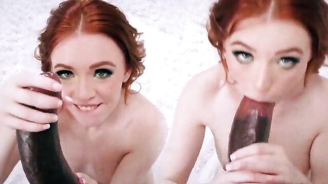 BBC Goon - Redhead addicted to massive black cocks