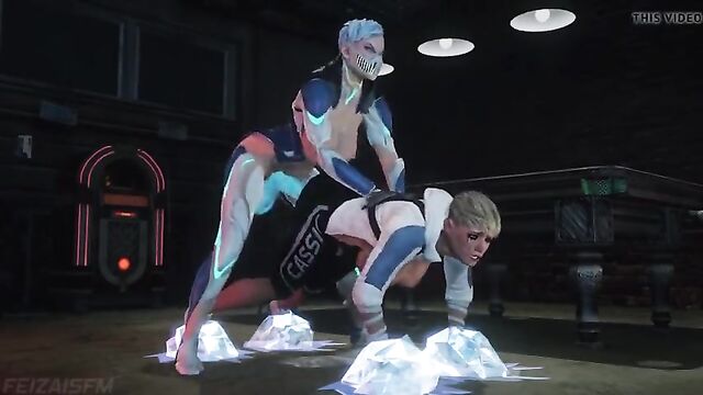 Futa Frost Takes Cassie Cage From Behind