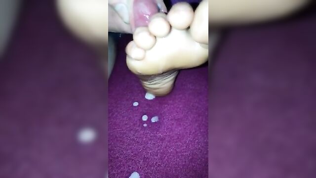 sperm top of toes