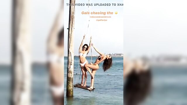 Alessandra Ambrosio and Izabel Goulart - Bikini Girls 7-3-20