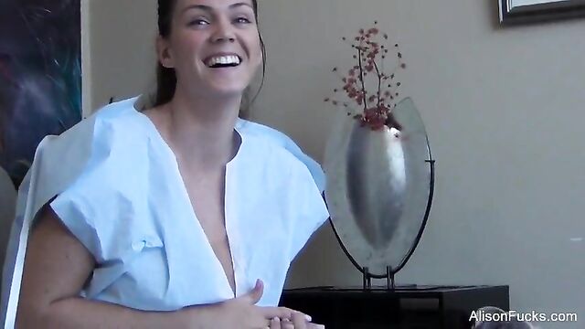 Behind the scenes with Alison Tyler and her breast implants