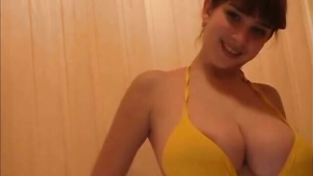 Yulia Nova Yellow Bikini