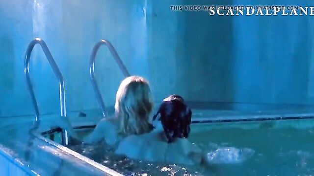 Carolina Ardohain Sex in Swimming Pool On ScandalPlanet.Com