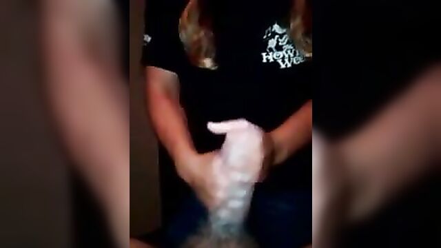 Lotion handjob