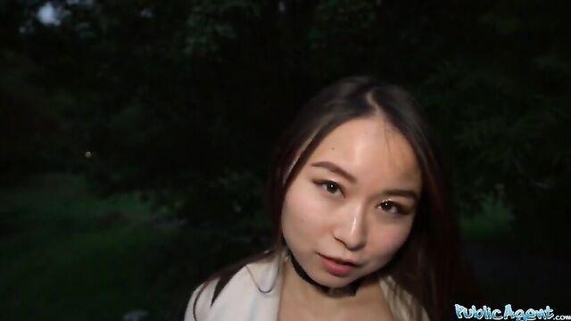 Public Agent – Cheeky Asian wants to pay to fuck his dick