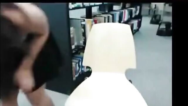 Webcam Girl Orgasms In Public Library