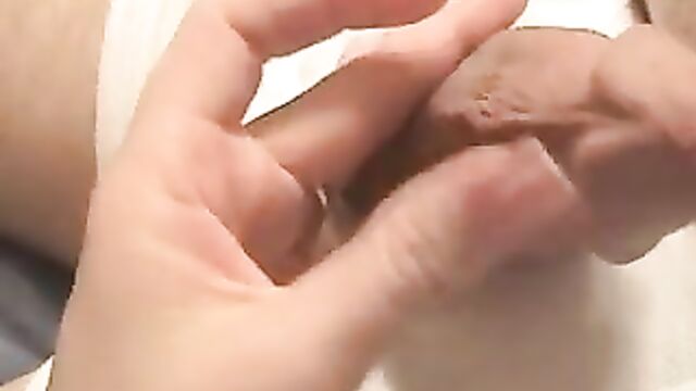 Hand Job with with talk about cut vs uncut