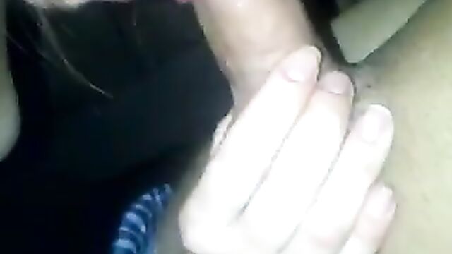 Cum deep in her mouth