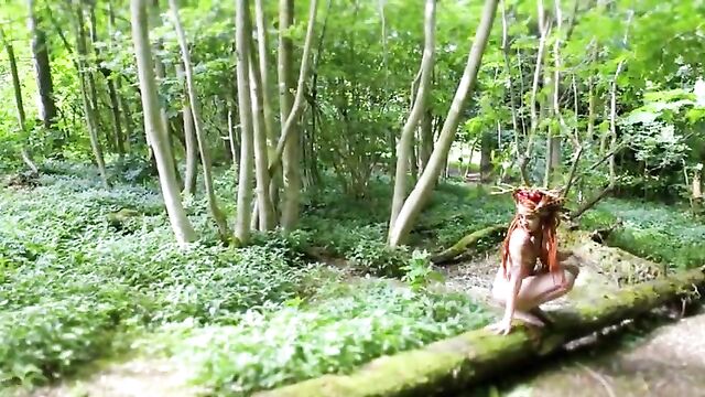 naked witches in forest