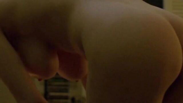 Alexandra Daddario in True Detective – boobs and pussy closeup