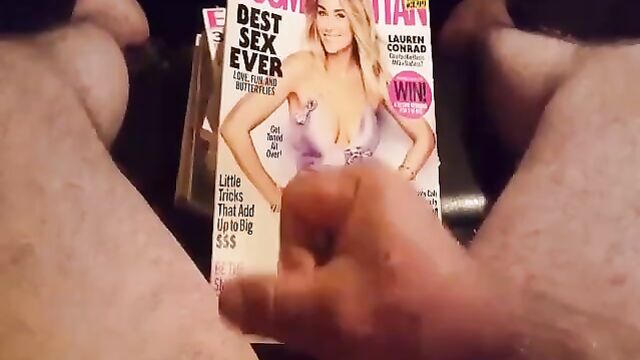 masturbating with condom to cosmopolitan magazine