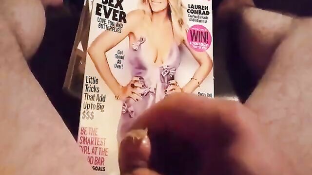 masturbating with condom to cosmopolitan magazine