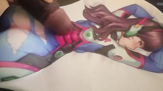 D.VA (Overwatch) Mousepad Cum Tribute