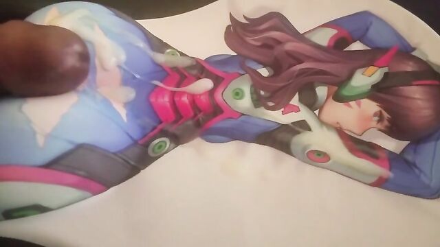 D.VA (Overwatch) Mousepad Cum Tribute