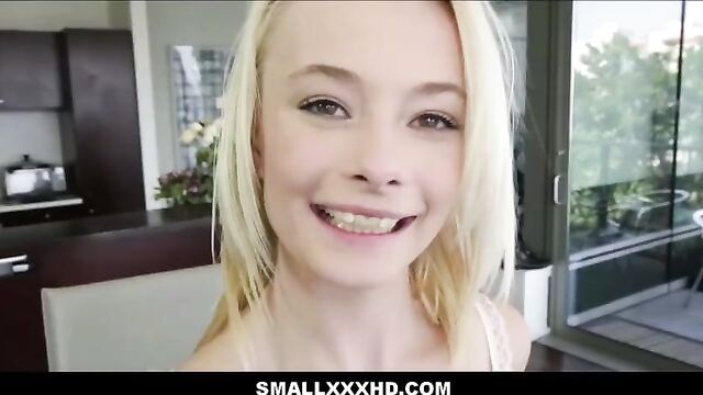 Tiny Young Petite Little Blonde Teen Fucked