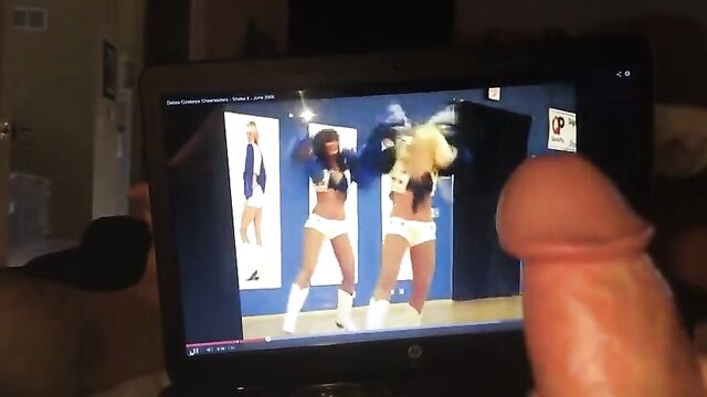 stroking to the Dallas Cowboys cheerleaders