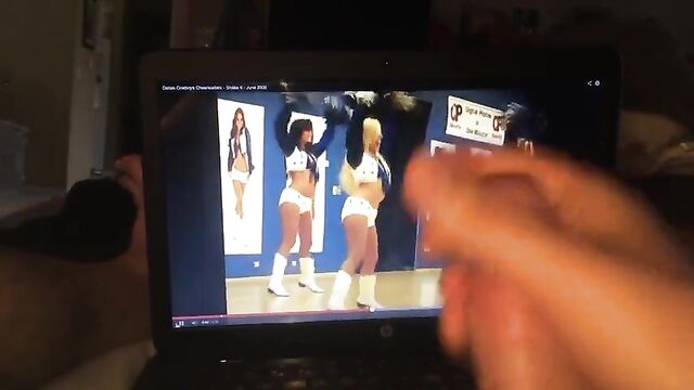 stroking to the Dallas Cowboys cheerleaders