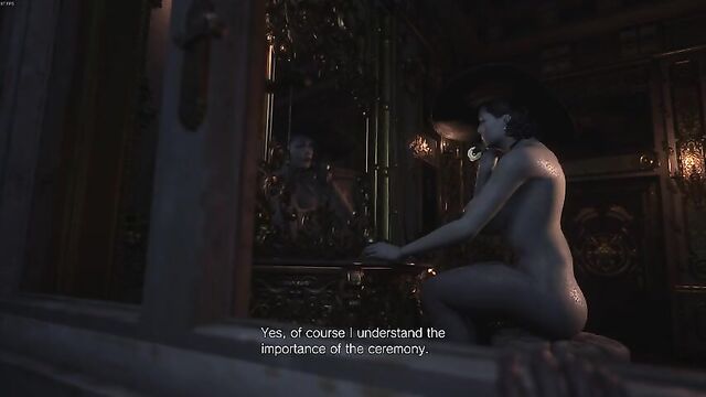 Nude Alcina Dimitrescu from Resident Evil 8 Village RE8