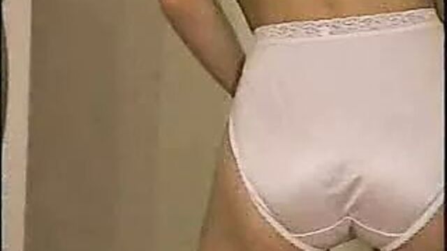 Vintage fullback nylon panties