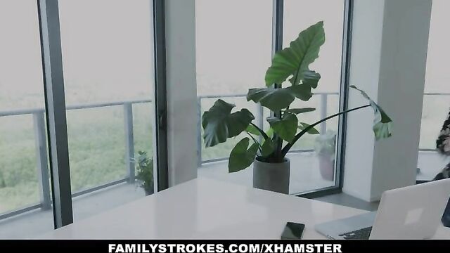 Family Strokes - Lesbian Milfs Threesome With Foster Step Son