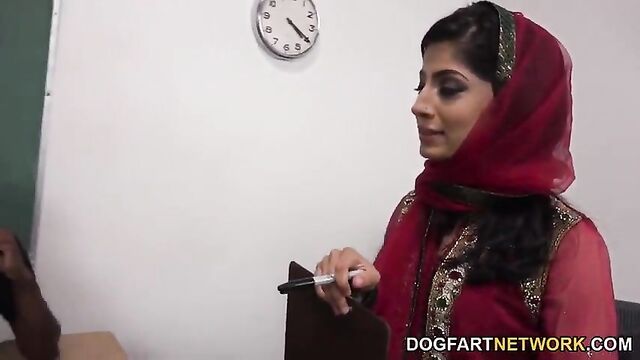 Nadia Ali Learns To Handle A Bunch Of Black Cocks