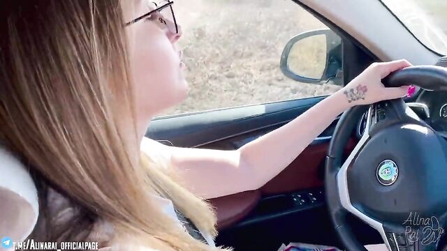 Fucked stepmom in car after driving lessons