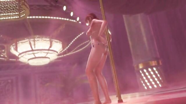 DEAD OR ALIVE Xtreme 3 - Kasumi Pole Dance Fortune Bikini