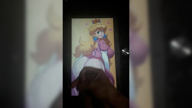 Princess Peach CumTribute