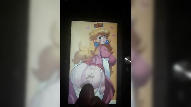 Princess Peach CumTribute