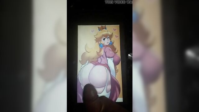 Princess Peach CumTribute