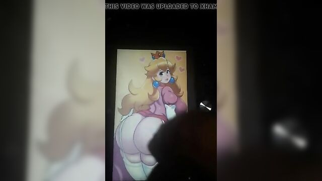 Princess Peach CumTribute