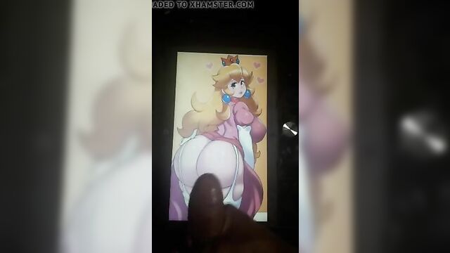 Princess Peach CumTribute