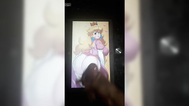 Princess Peach CumTribute