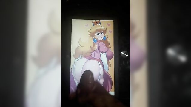 Princess Peach CumTribute