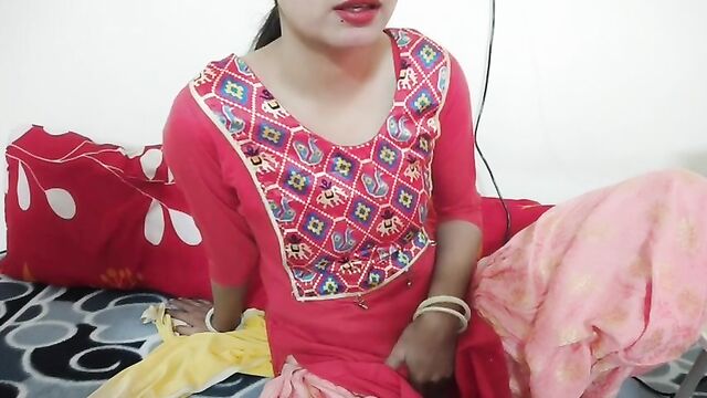 Saara teaches him how to satisfied her future gf Teacher sex with student, very hot sex, Indian teacher and student